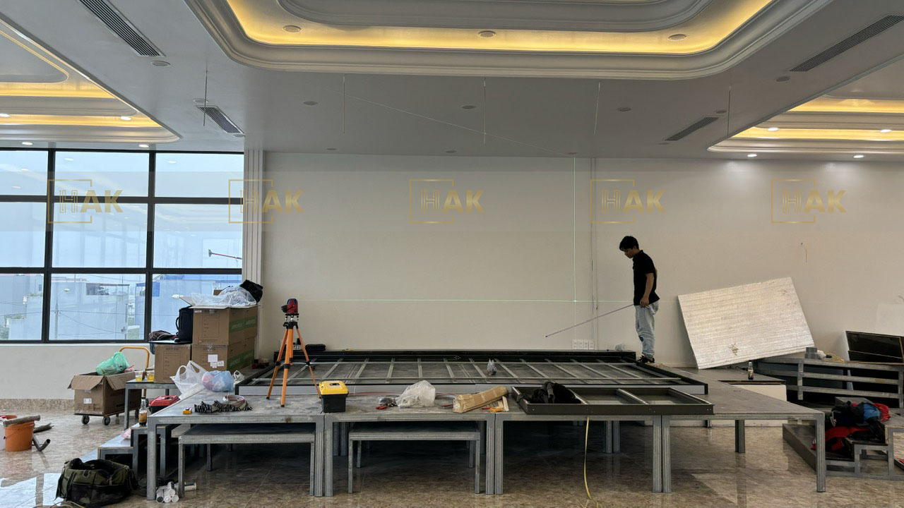 Quá trình dựng khung màn hình led